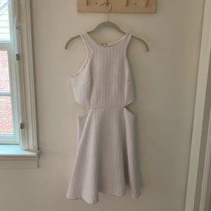 Club Monaco Charis White Cut-out Dress